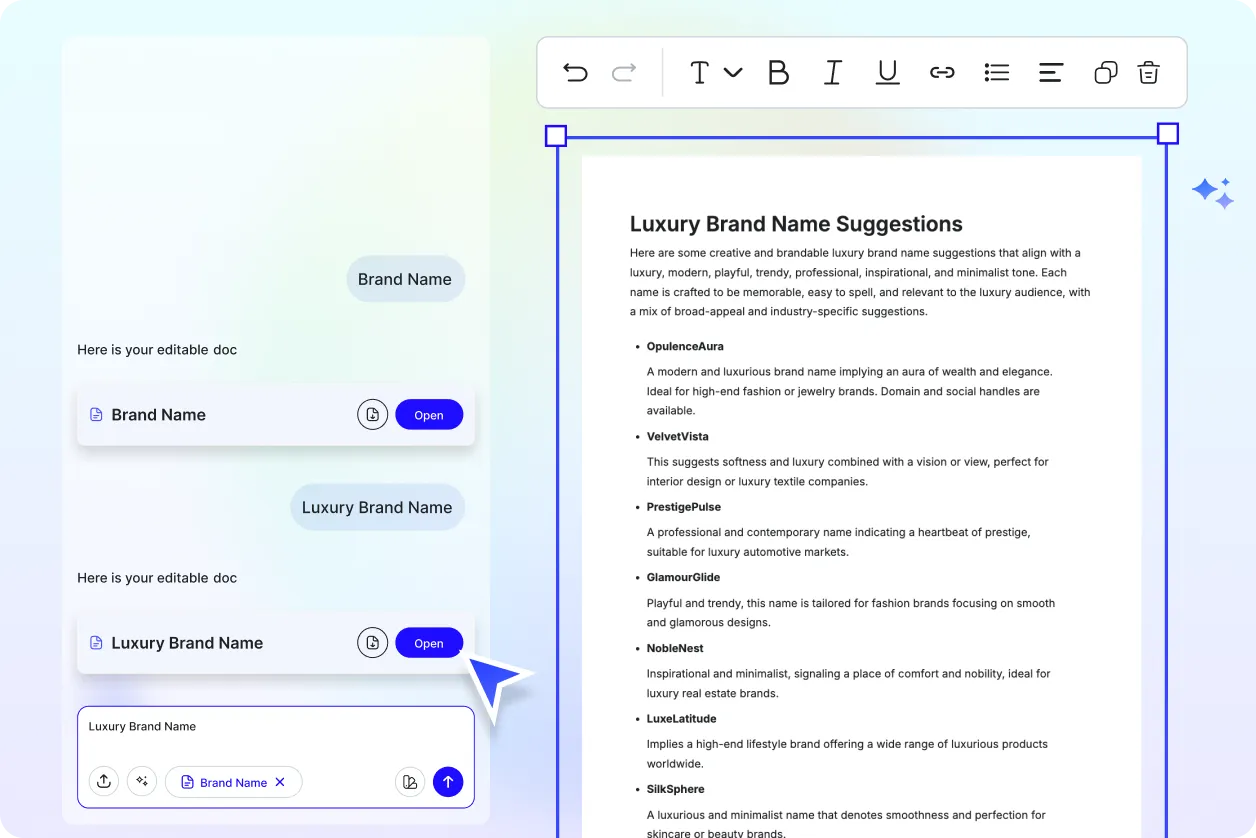 Free AI Brand Name Generator, Online Brand Name Generator Tool